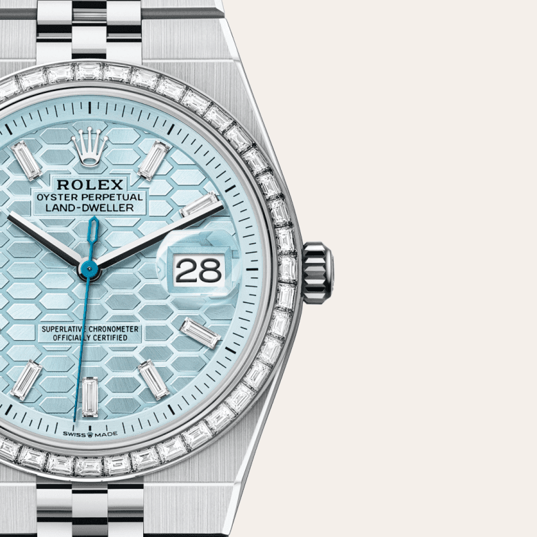 rolex Land-Dweller in Platinum, M127286TBR-0001 - Global Watch Company (GWC)