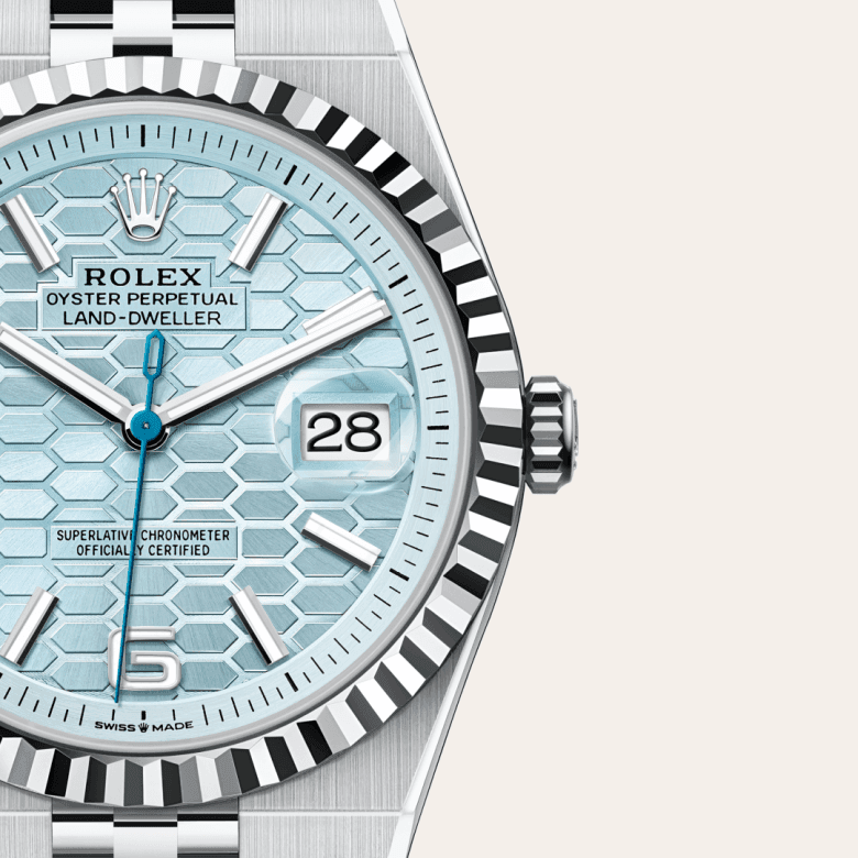 rolex Land-Dweller in Platinum, M127336-0001 - Global Watch Company (GWC)