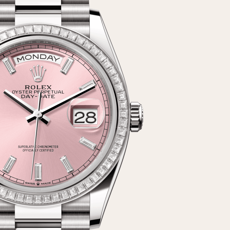 rolex Day-Date in 18 ct white gold, M128399TBR-0029 - Global Watch Company (GWC)