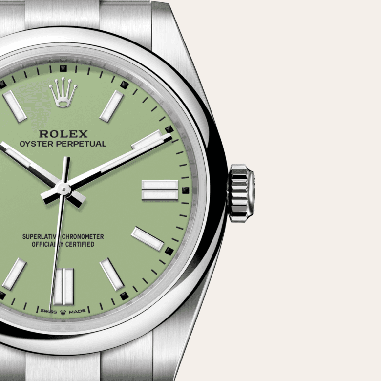 rolex Oyster Perpetual in Oystersteel, M134300-0006 - Global Watch Company (GWC)