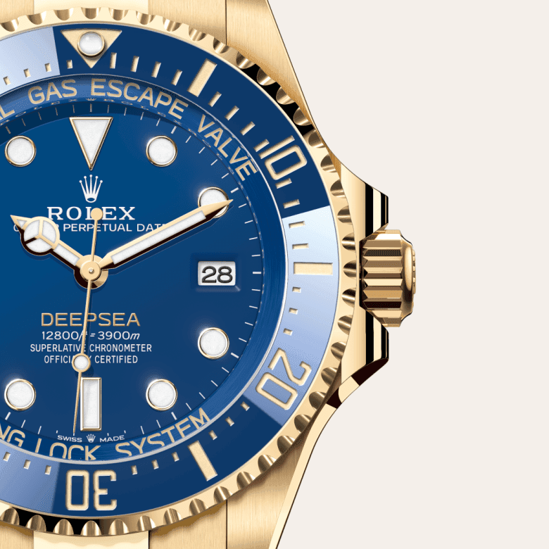 rolex Deepsea in 18 ct yellow gold, M136668LB-0001 - Global Watch Company (GWC)