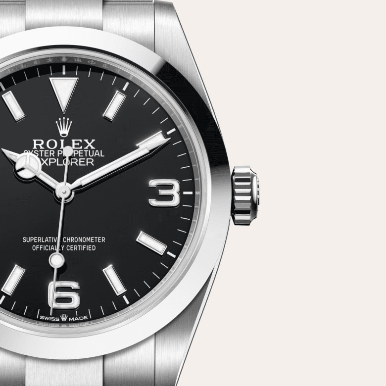rolex Explorer in Oystersteel, M224270-0001 - Global Watch Company (GWC)