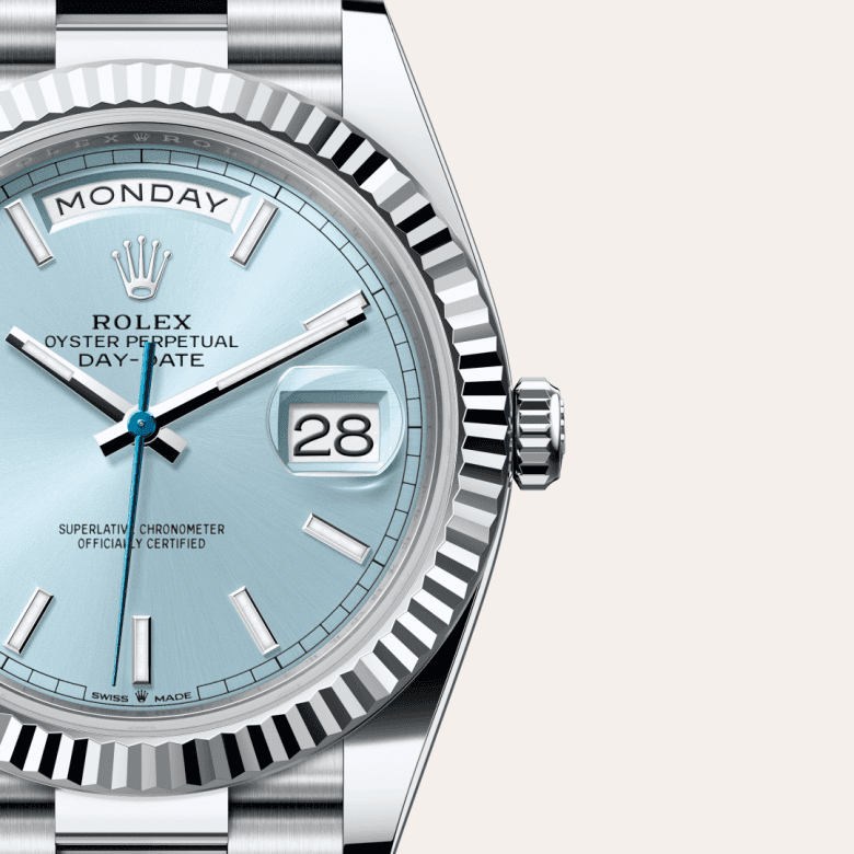 rolex Day-Date in Platinum, M228236-0018 - Global Watch Company (GWC)