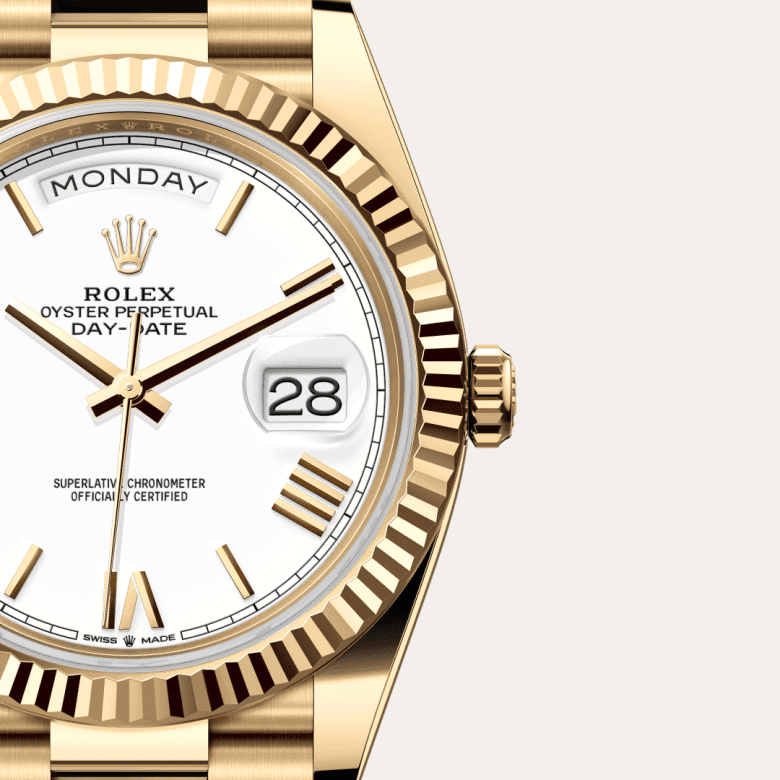 rolex Day-Date in 18 ct yellow gold, M228238-0042 - Global Watch Company (GWC)