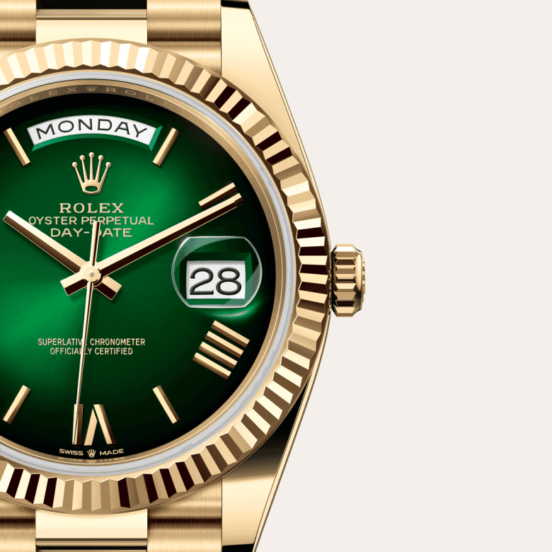 rolex Day-Date in 18 ct yellow gold, M228238-0069 - Global Watch Company (GWC)