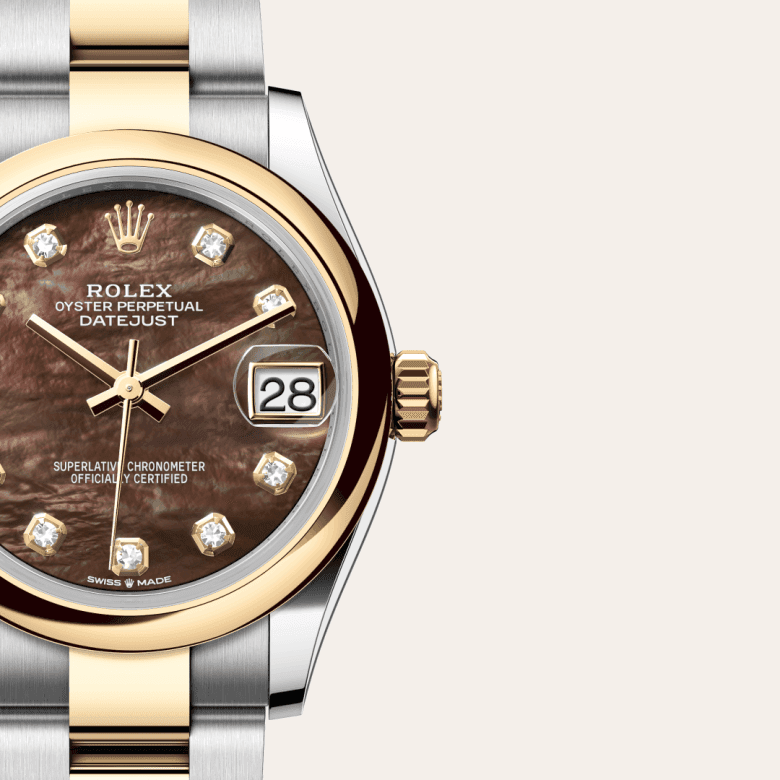 rolex Datejust in Yellow Rolesor - combination of Oystersteel and yellow gold, M278243-0023 - Global Watch Company (GWC)