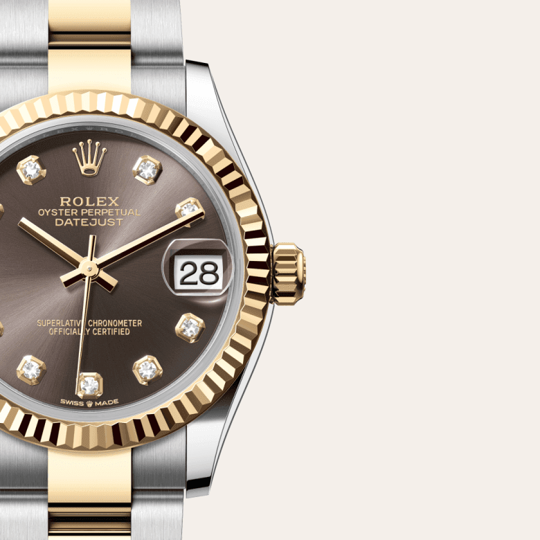 rolex Datejust in Yellow Rolesor - combination of Oystersteel and yellow gold, M278273-0021 - Global Watch Company (GWC)