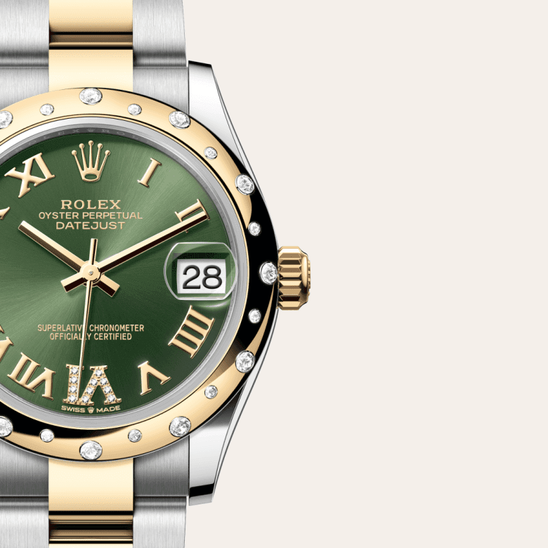 rolex Datejust in Yellow Rolesor - combination of Oystersteel and yellow gold, M278343RBR-0015 - Global Watch Company (GWC)