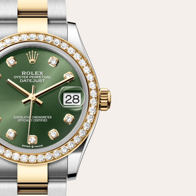 rolex Datejust in Yellow Rolesor - combination of Oystersteel and yellow gold, M278383RBR-0029 - Global Watch Company (GWC)