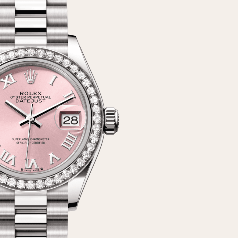 rolex Lady-Datejust in 18 ct white gold, M279139RBR-0012 - Global Watch Company (GWC)