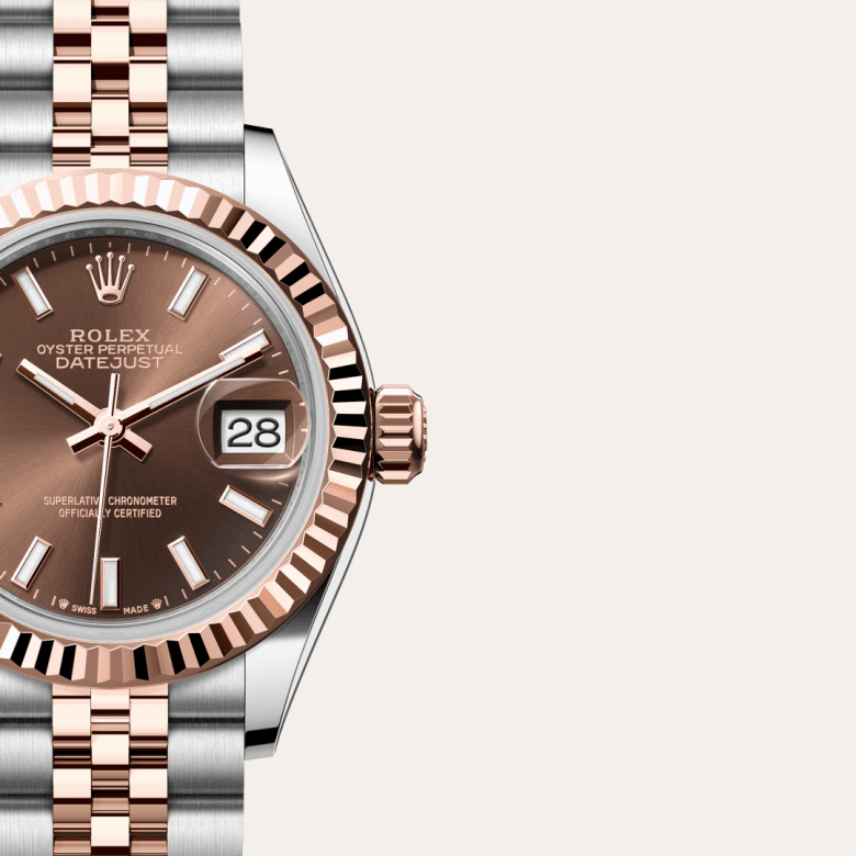 rolex Lady-Datejust in Everose Rolesor - combination of Oystersteel and Everose gold, M279171-0017 - Global Watch Company (GWC)