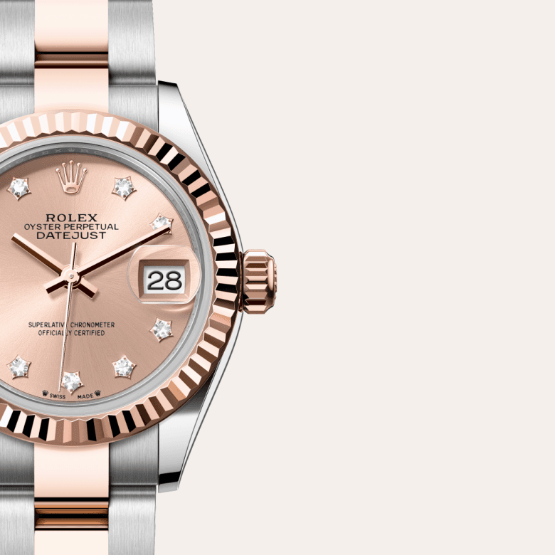 rolex Lady-Datejust in Everose Rolesor - combination of Oystersteel and Everose gold, M279171-0028 - Global Watch Company (GWC)