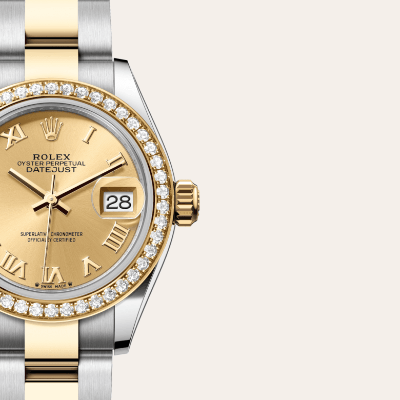 rolex Lady-Datejust in Yellow Rolesor - combination of Oystersteel and yellow gold, M279383RBR-0010 - Global Watch Company (GWC)