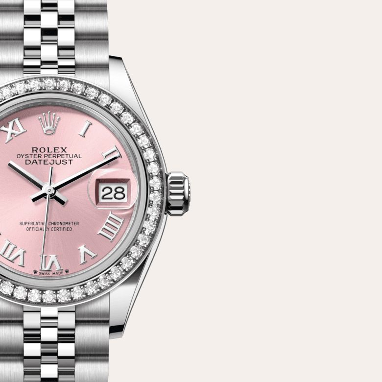 rolex Lady-Datejust in White Rolesor - combination of Oystersteel and white gold, M279384RBR-0005 - Global Watch Company (GWC)
