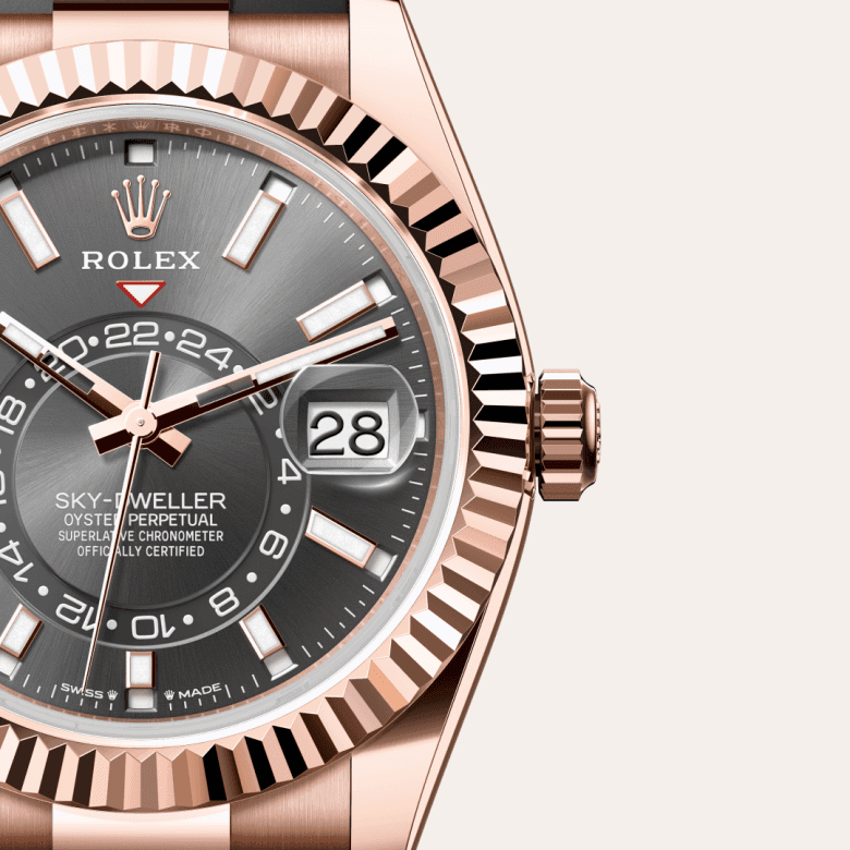 rolex Sky-Dweller in 18 ct Everose gold, M336235-0004 - Global Watch Company (GWC)