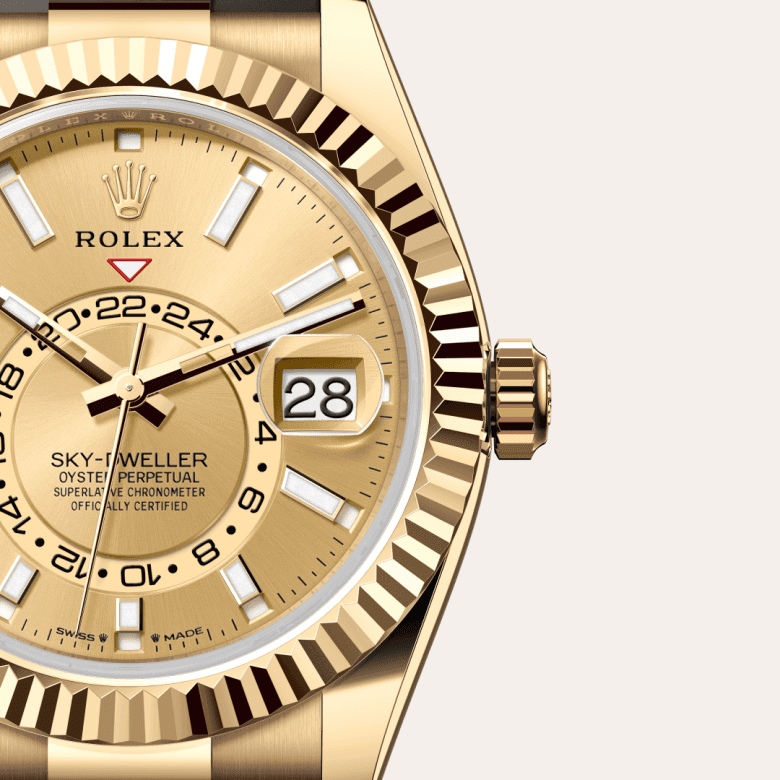 rolex Sky-Dweller in 18 ct yellow gold, M336238-0001 - Global Watch Company (GWC)