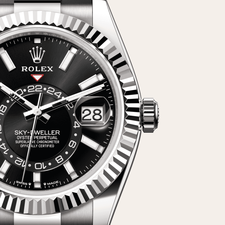 rolex Sky-Dweller in 18 ct white gold, M336239-0002 - Global Watch Company (GWC)