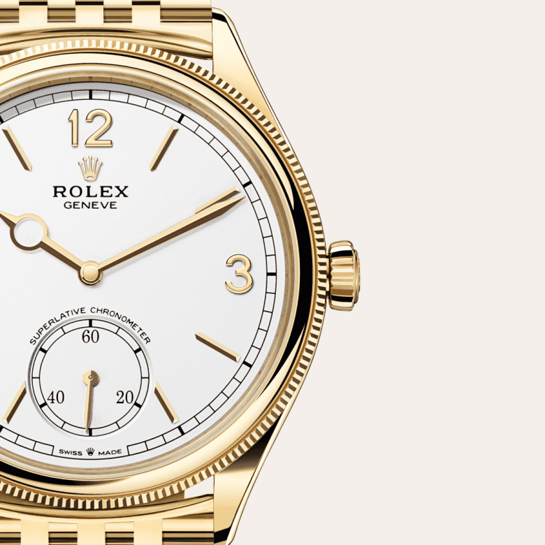 rolex 1908 in 18 ct yellow gold, M52508-0008 - Global Watch Company (GWC)