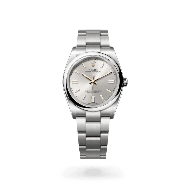 rolex Oyster Perpetual in Oystersteel, M126000-0001 - Global Watch Company (GWC)