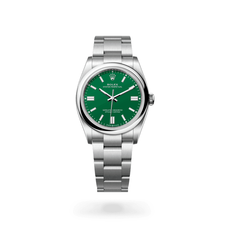 rolex Oyster Perpetual in Oystersteel, M126000-0005 - Global Watch Company (GWC)