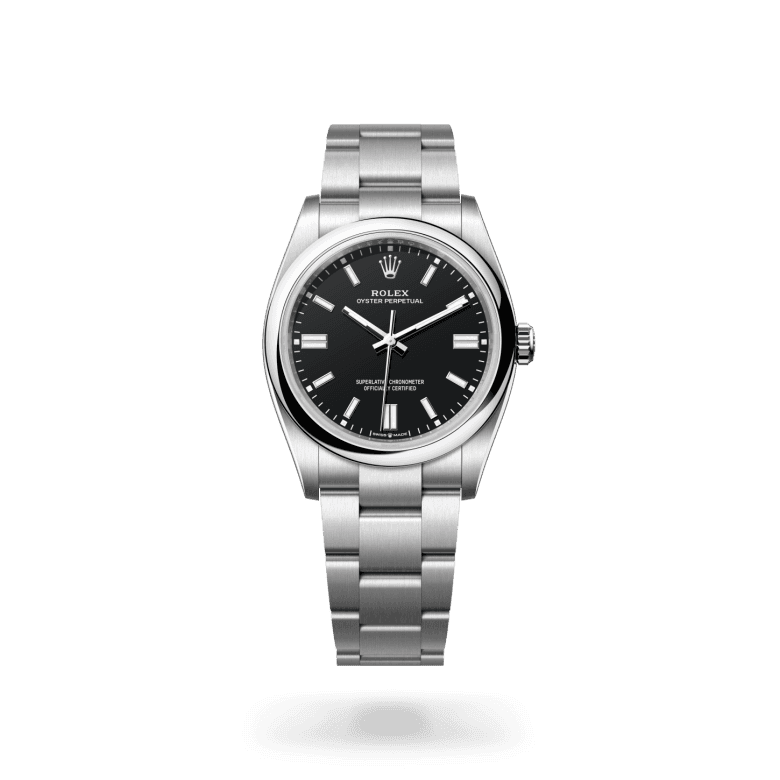 rolex Oyster Perpetual in Oystersteel, M126000-0014 - Global Watch Company (GWC)