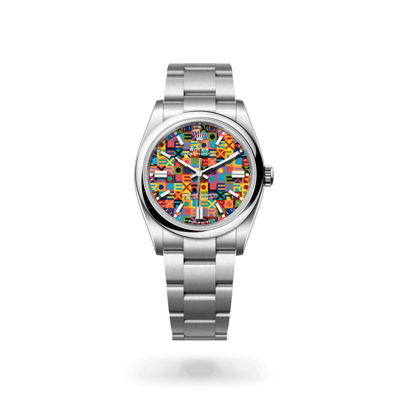 rolex Oyster Perpetual in Oystersteel, M126000-0016 - Global Watch Company (GWC)