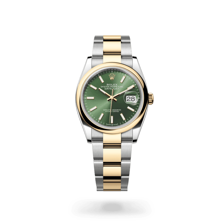 rolex Datejust in Yellow Rolesor - combination of Oystersteel and yellow gold, M126203-0058 - Global Watch Company (GWC)