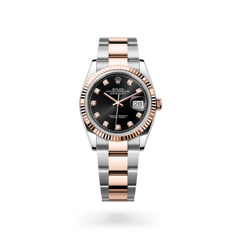 rolex Datejust in Everose Rolesor - combination of Oystersteel and Everose gold, M126231-0020 - Global Watch Company (GWC)
