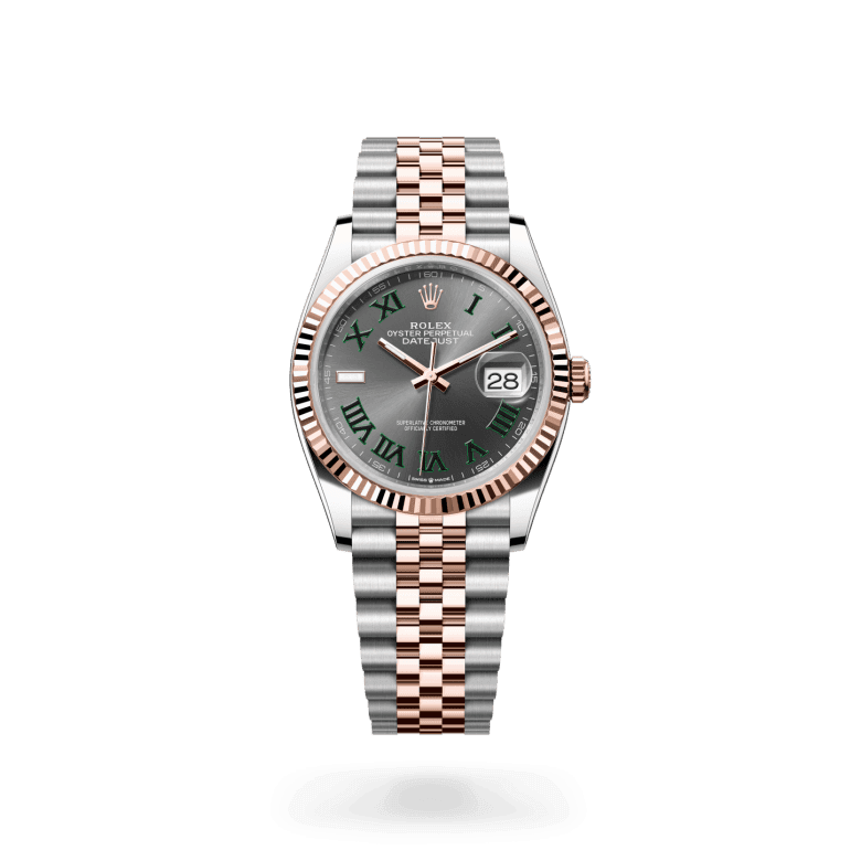 rolex Datejust in Everose Rolesor - combination of Oystersteel and Everose gold, M126231-0029 - Global Watch Company (GWC)