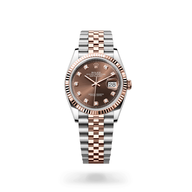 rolex Datejust in Everose Rolesor - combination of Oystersteel and Everose gold, M126231-0053 - Global Watch Company (GWC)