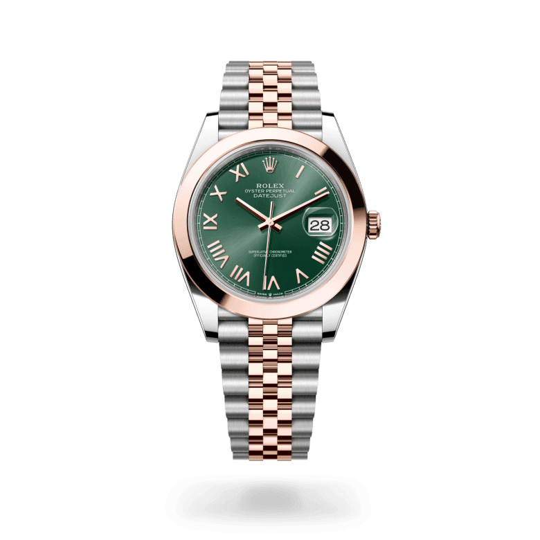 rolex Datejust in Everose Rolesor - combination of Oystersteel and Everose gold, M126301-0022 - Global Watch Company (GWC)