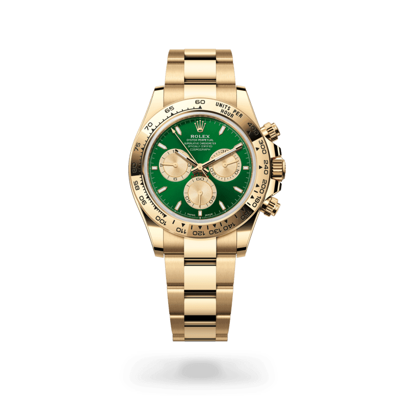 rolex Cosmograph Daytona in 18 ct yellow gold, M126508-0008 - Global Watch Company (GWC)
