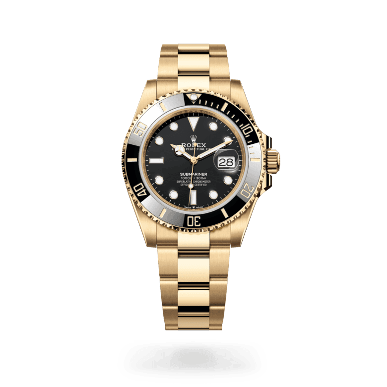 rolex Submariner in 18 ct yellow gold, M126618LN-0002 - Global Watch Company (GWC)