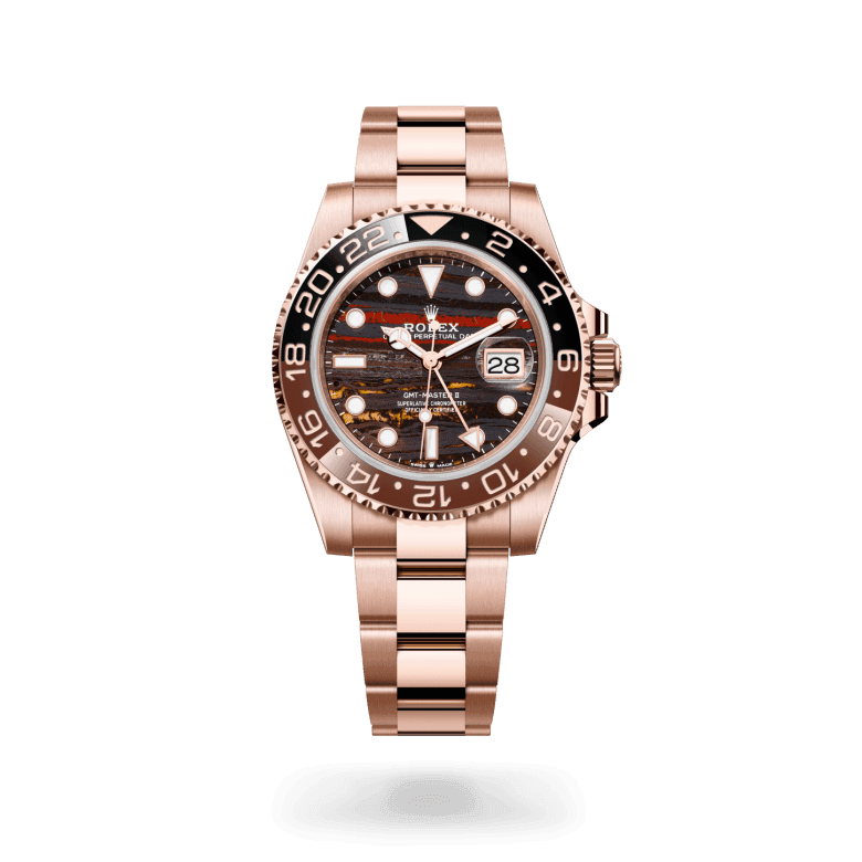 rolex GMT-Master II in 18 ct Everose gold, M126715CHNR-0002 - Global Watch Company (GWC)