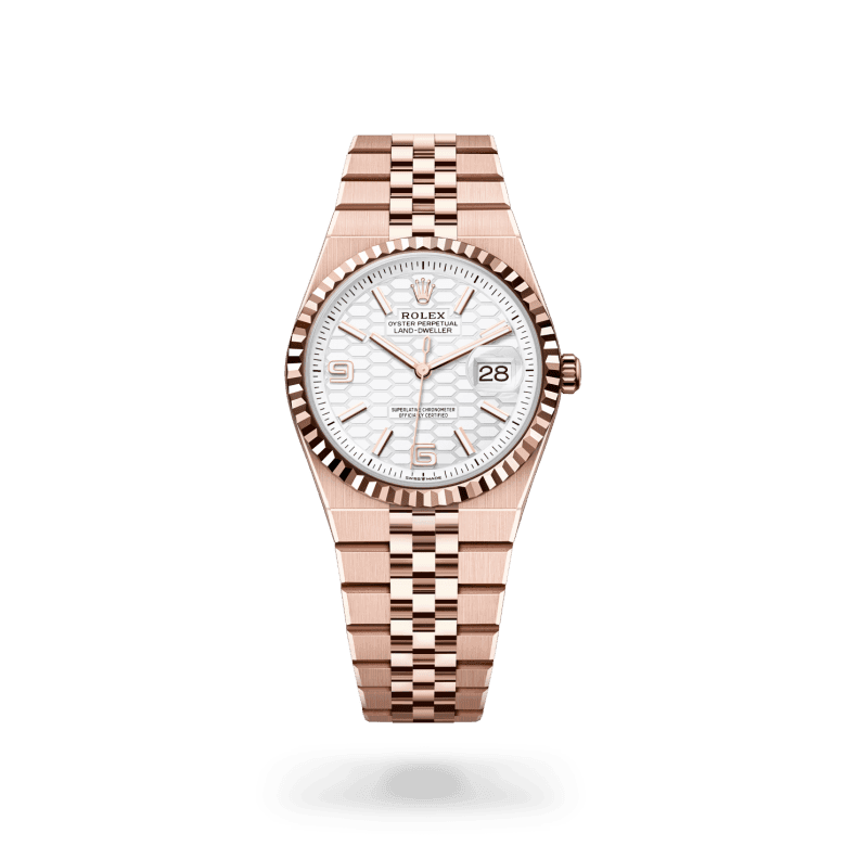 rolex Land-Dweller in 18 ct Everose gold, M127235-0001 - Global Watch Company (GWC)