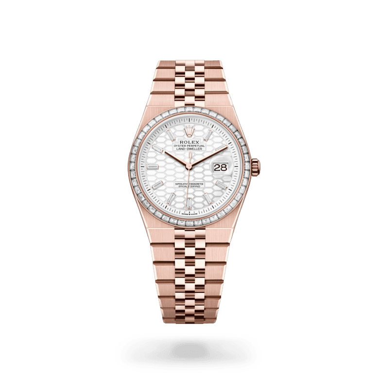 rolex Land-Dweller in 18 ct Everose gold, M127285TBR-0002 - Global Watch Company (GWC)