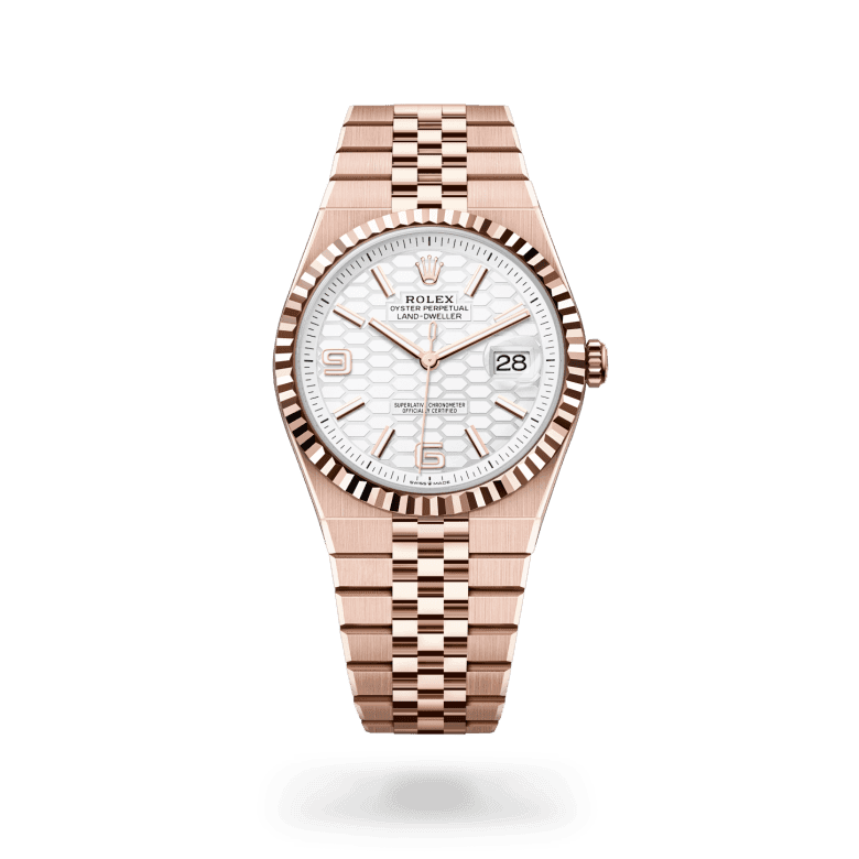 rolex Land-Dweller in 18 ct Everose gold, M127335-0001 - Global Watch Company (GWC)