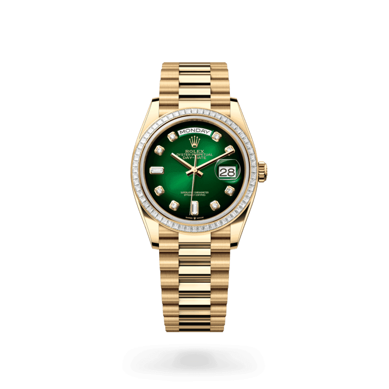 rolex Day-Date in 18 ct yellow gold, M128398TBR-0008 - Global Watch Company (GWC)
