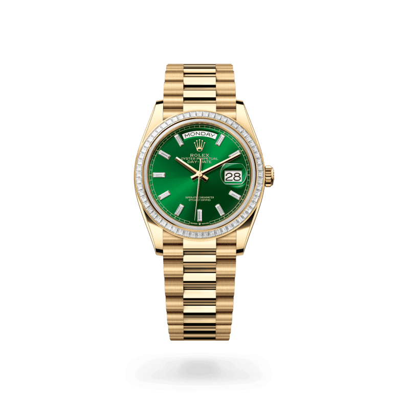 rolex Day-Date in 18 ct yellow gold, M128398TBR-0035 - Global Watch Company (GWC)
