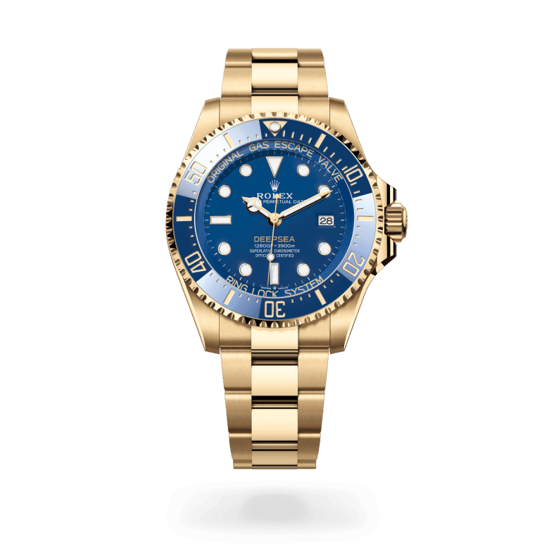 rolex Deepsea in 18 ct yellow gold, M136668LB-0001 - Global Watch Company (GWC)