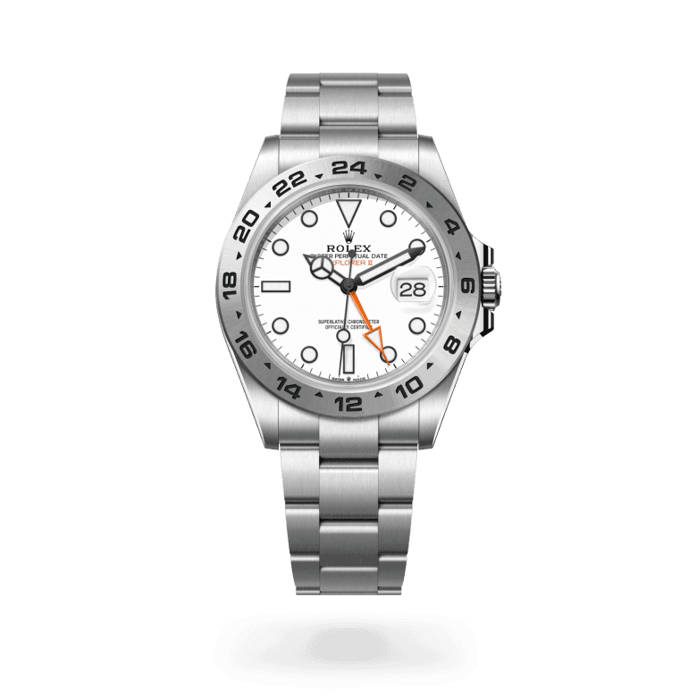 rolex Explorer II in Oystersteel, M226570-0001 - Global Watch Company (GWC)