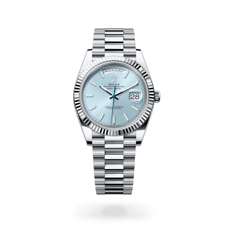 rolex Day-Date in Platinum, M228236-0018 - Global Watch Company (GWC)