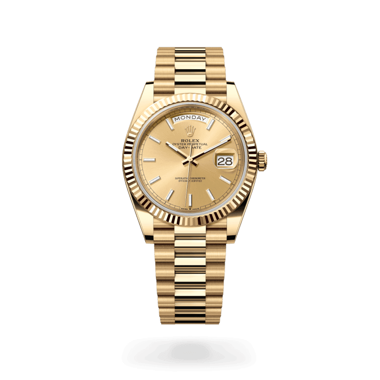 rolex Day-Date in 18 ct yellow gold, M228238-0003 - Global Watch Company (GWC)