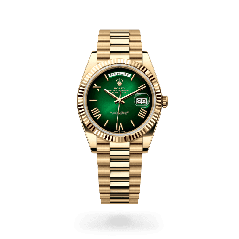 rolex Day-Date in 18 ct yellow gold, M228238-0069 - Global Watch Company (GWC)