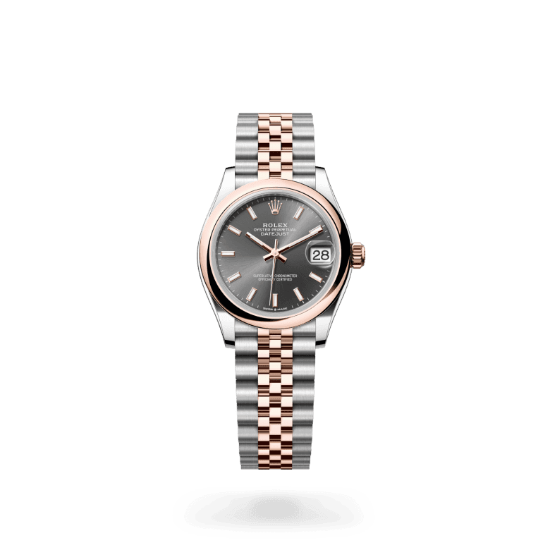 rolex Datejust in Everose Rolesor - combination of Oystersteel and Everose gold, M278241-0018 - Global Watch Company (GWC)