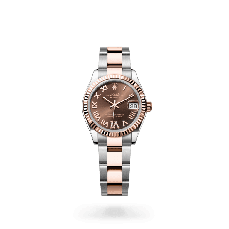 rolex Datejust in Everose Rolesor - combination of Oystersteel and Everose gold, M278271-0003 - Global Watch Company (GWC)