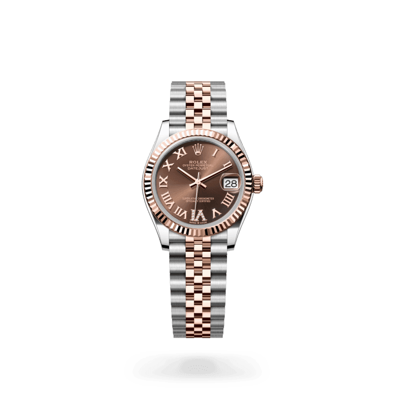 rolex Datejust in Everose Rolesor - combination of Oystersteel and Everose gold, M278271-0004 - Global Watch Company (GWC)