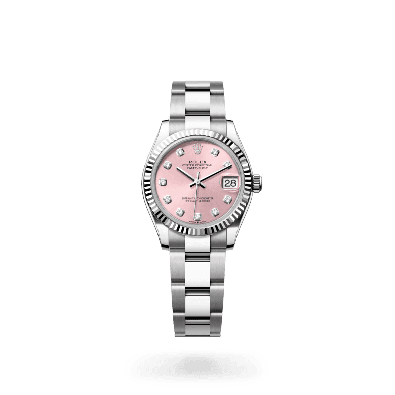 rolex Datejust in White Rolesor - combination of Oystersteel and white gold, M278274-0031 - Global Watch Company (GWC)