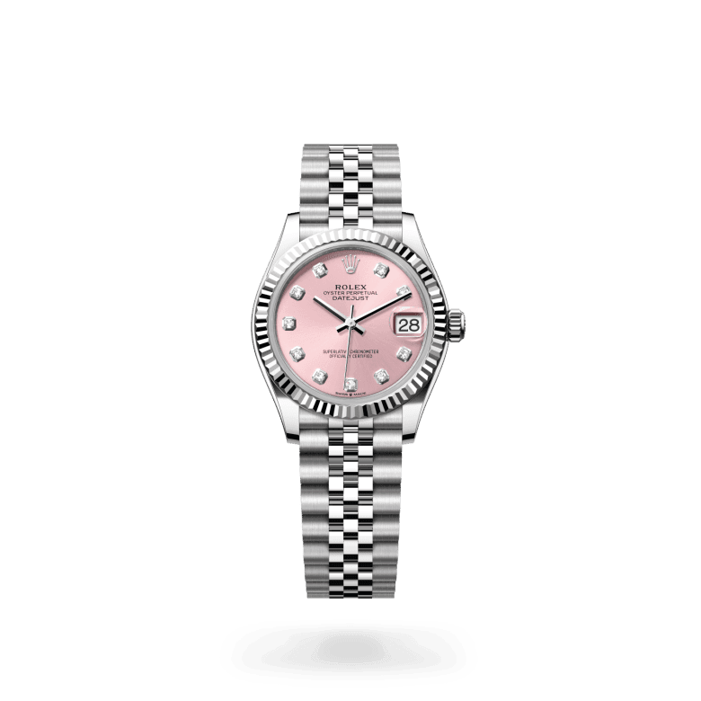 rolex Datejust in White Rolesor - combination of Oystersteel and white gold, M278274-0032 - Global Watch Company (GWC)
