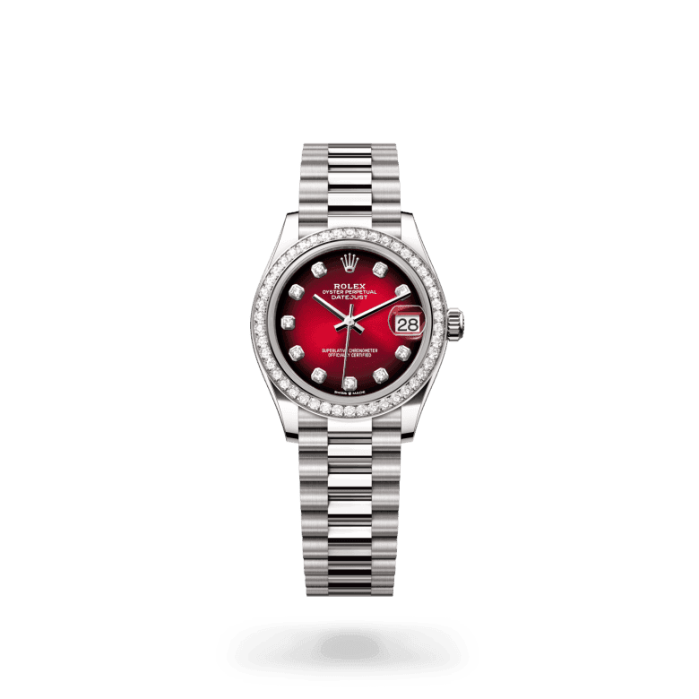 rolex Datejust in 18 ct white gold, M278289RBR-0028 - Global Watch Company (GWC)